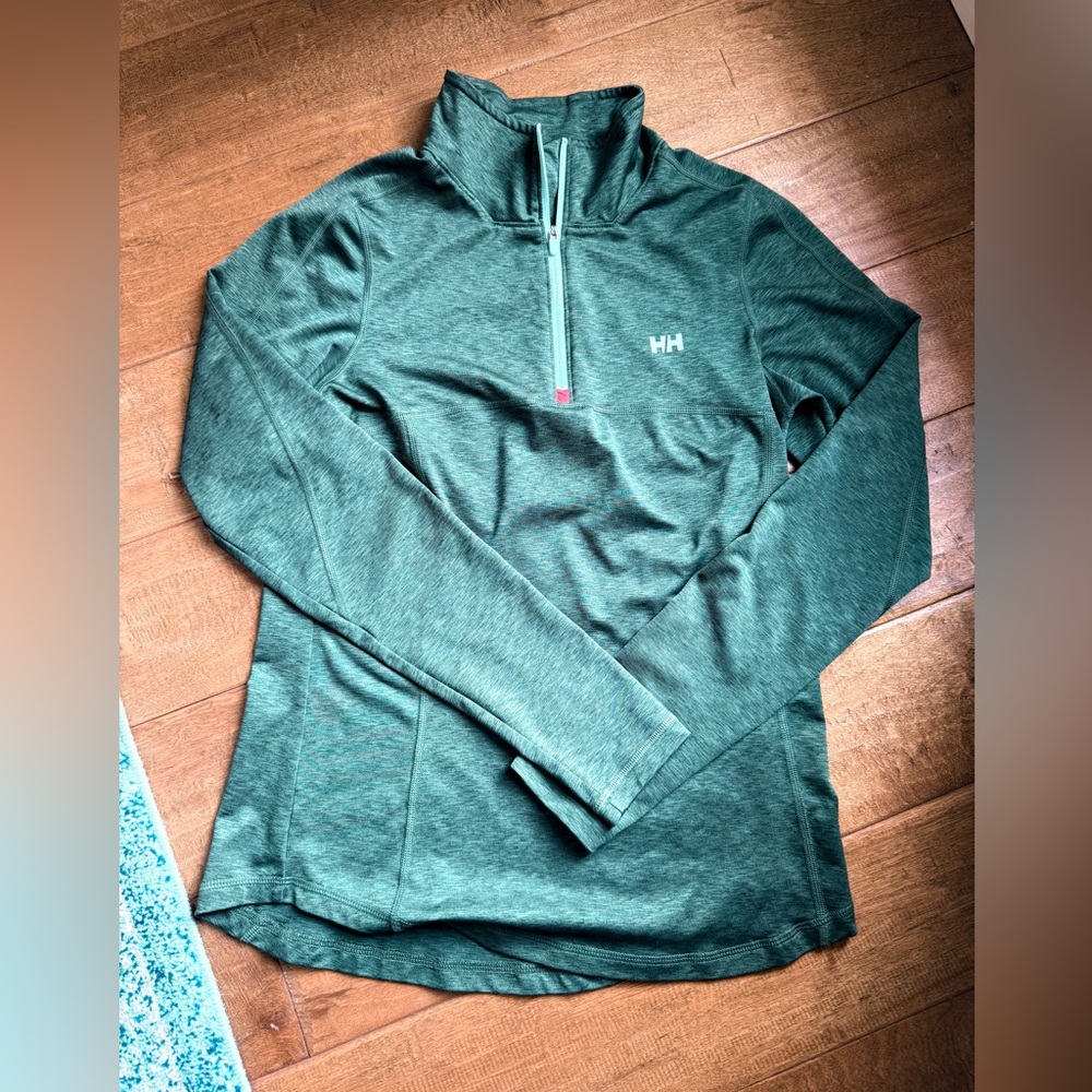 Helly Hansen Women’s Green Quarter-Zip
